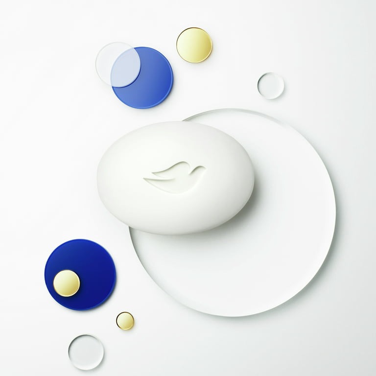 Dove Beauty Bar Gentle Skin Cleanser Original Made With 1/4 Moisturizing Cream, More Moisturizing Than Bar Soap 3.75 oz, 8 Bars