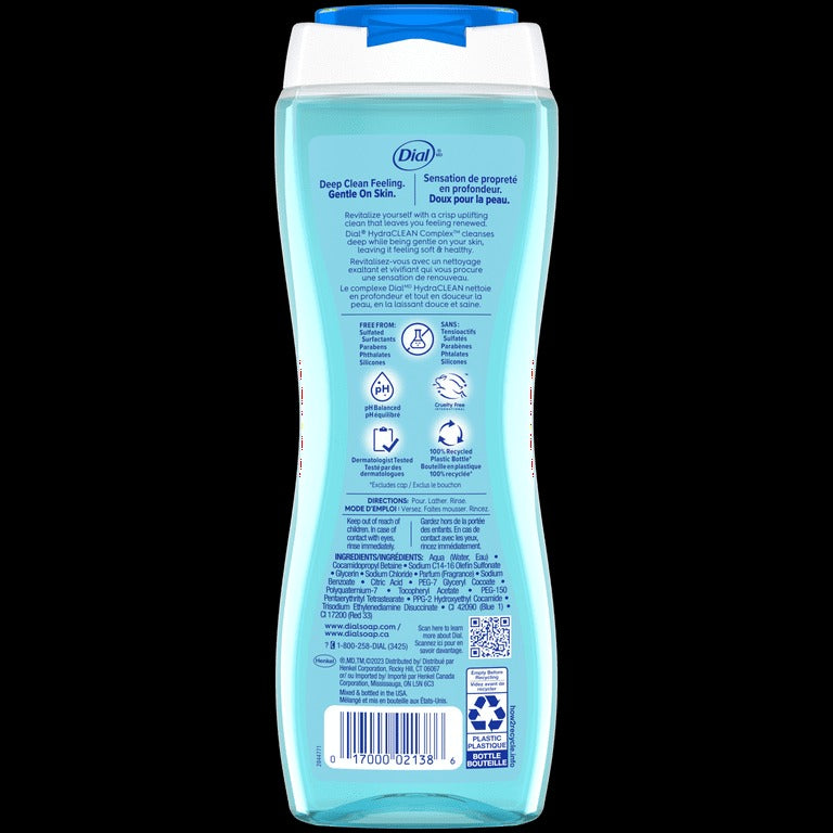 Dial Body Wash, Refresh & Renew Spring Water, 21 fl oz