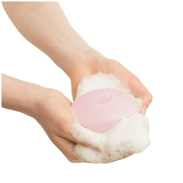 Dove Beauty Bar Gentle Skin Cleanser Pink More Moisturizing than Bar Soap Moisturizing for Gentle Soft Skin Care 3.75 oz, 2 Bars