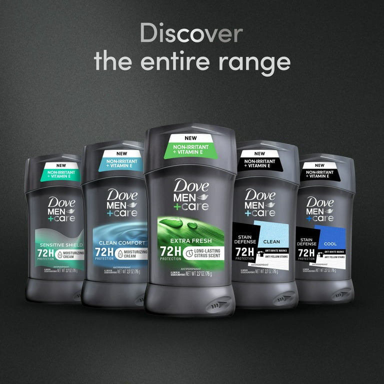Dove Men+Care Extra Fresh 72H Men's Antiperspirant Deodorant Stick, 2.7 oz