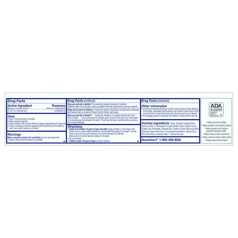 Colgate Total Whitening Toothpaste Gel, 4.8 Ounce