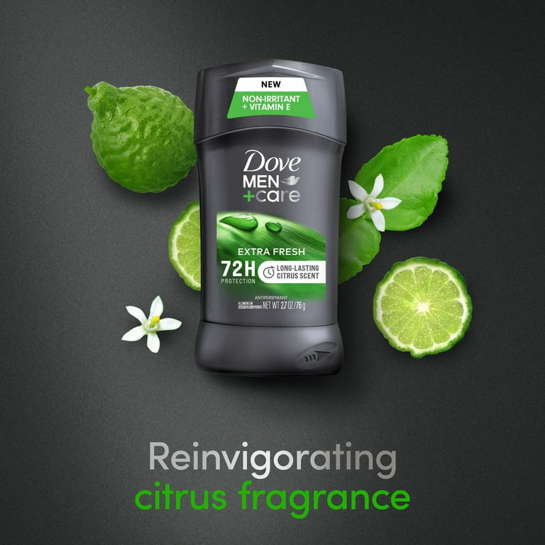 Dove Men+Care Extra Fresh 72H Men's Antiperspirant Deodorant Stick, 2.7 oz