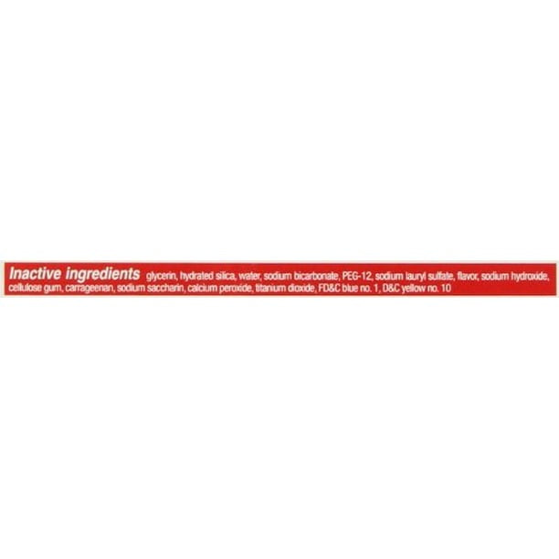 Colgate Baking Soda and Peroxide Whitening Toothpaste, Frosty Mint Stripe - 6 Ounce