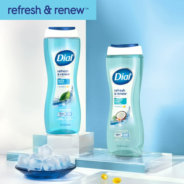 Dial Body Wash, Refresh & Renew Spring Water, 21 fl oz