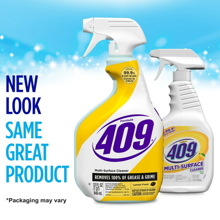 Formula 409 Multi-Surface Cleaner Spray, Lemon Fresh, 32 fl oz
