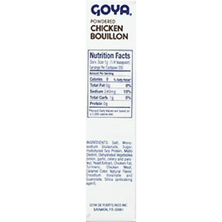 GOYA Powdered Chicken Bouillon Econo Pak 7.05 oz