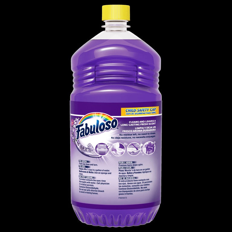 Fabuloso® Multi-Purpose Cleaner, 2X Concentrated Formula, Lavender Scent, 56 fl oz