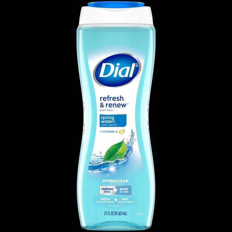 Dial Body Wash, Refresh & Renew Spring Water, 21 fl oz