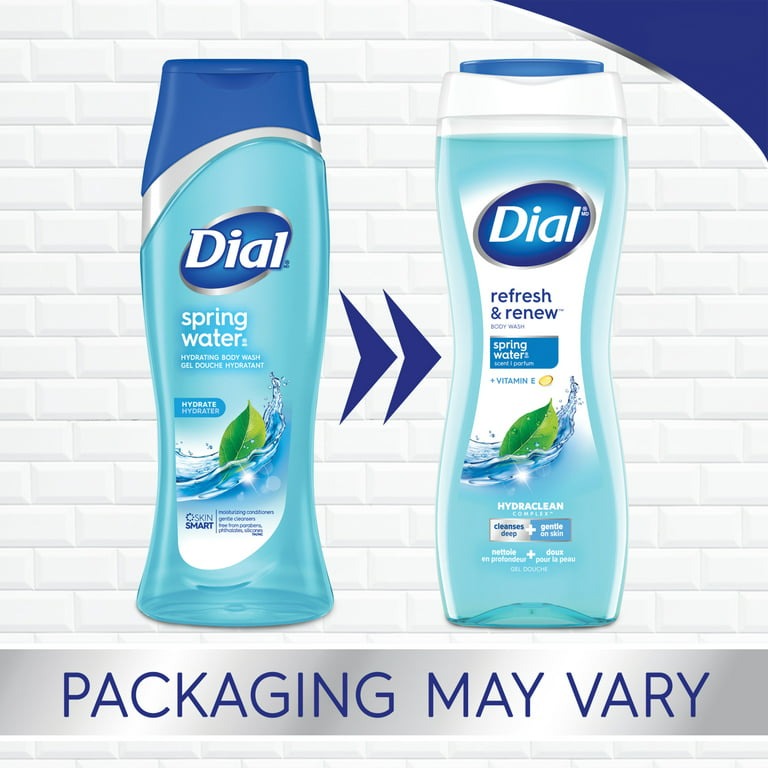 Dial Body Wash, Refresh & Renew Spring Water, 21 fl oz