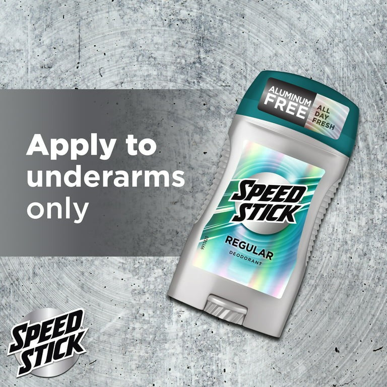 Speed Stick Mens Deodorant, Regular, 3 oz (