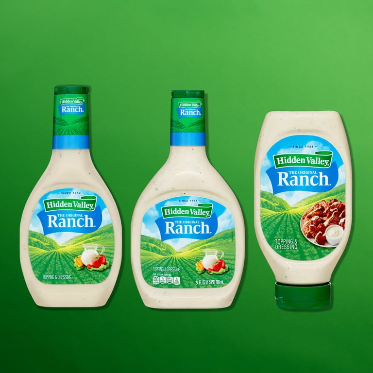 Hidden Valley Original Ranch Salad Dressing and Topping, 16 fl oz