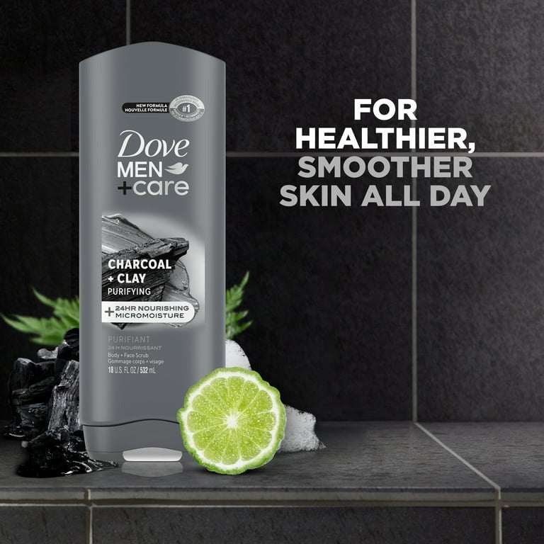 Dove Men+Care Elements Body Wash Charcoal+Clay 18 fl. Oz.