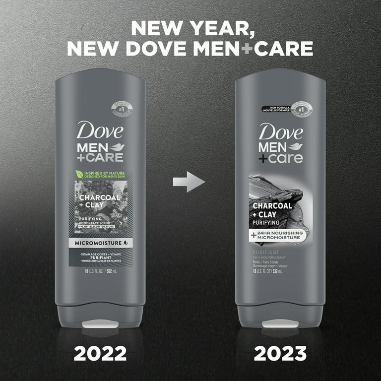 Dove Men+Care Elements Body Wash Charcoal+Clay 18 fl. Oz.