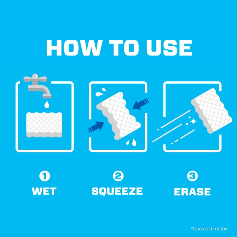 Mr. Clean Magic Eraser Extra Durable, Cleaning Pads with Durafoam, 2 Ct