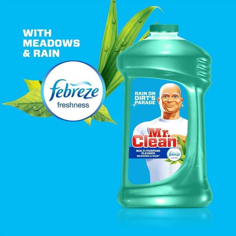 Mr. Clean with Febreze Meadows and Rain Multi-Surface Cleaner, 45 fl oz