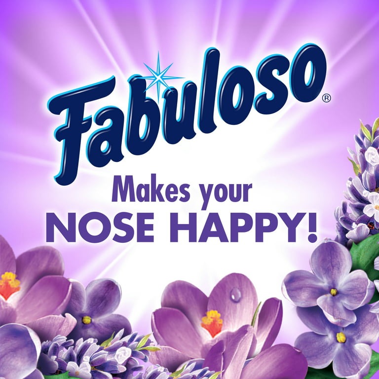 Fabuloso Multi-Purpose Cleaner, 2X Concentrated Formula, Passions of Fruit  Scent, 128 oz 