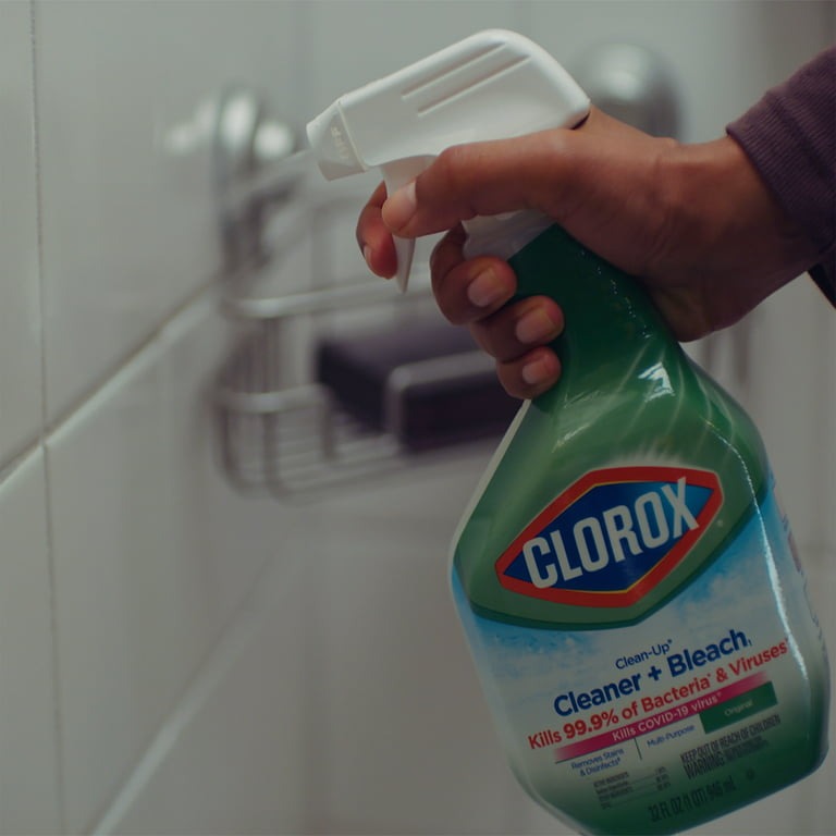 Clorox Clean-Up All Purpose Cleaner with Bleach, Spray Bottle, Rain Clean, 32 oz