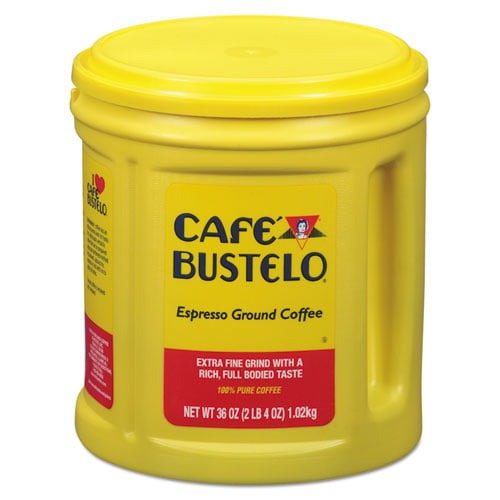 Caf Bustelo, Espresso Style Dark Roast Ground Coffee, Vacuum-Packed 10 oz.