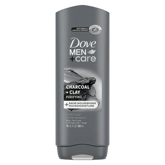 Dove Men+Care Elements Body Wash Charcoal+Clay 18 fl. Oz.